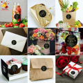 500 pieces 1 Inch/ 1.5 Inch/ 2 Inch Black Thank You Order Stickers Decorative Thank You Label Sticker Stationery, Business Packaged, Gift Wrapped, Handmade and Food Sticker.