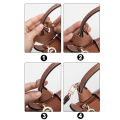EverToner Punch-free Leather Buckles Hanging Shoulder Strap Suitable for Longchamp Bag Bag Modification Longchamp Mini Bag Accessories. 