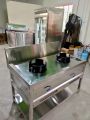 Two Burner Commercial Gas Stove Commercial Cooking Gas Stove Range with 2 Burner with 1 Under Shelve. 
