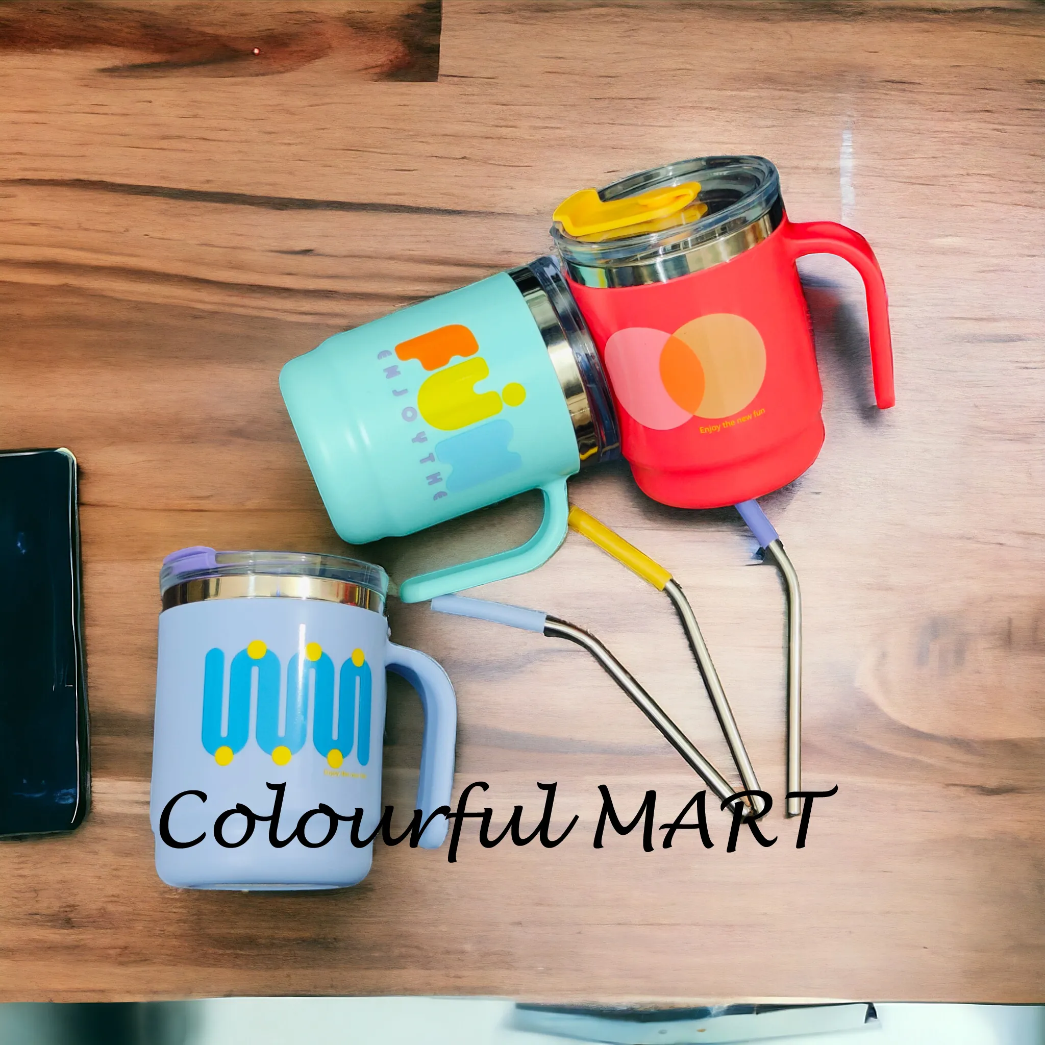 304 Coated Hot And Cold Stainless Steel Drinking Cup 4 304 Coated Hot And Cold Stainless Steel Drinking Cup