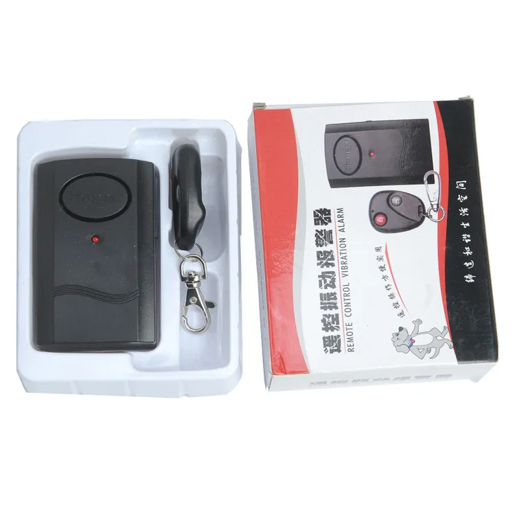 wireless vibration alarm with remote control Wsdcam Wireless Vibration Alarm with Remote Control Anti-Theft Alarm  Security main image 1