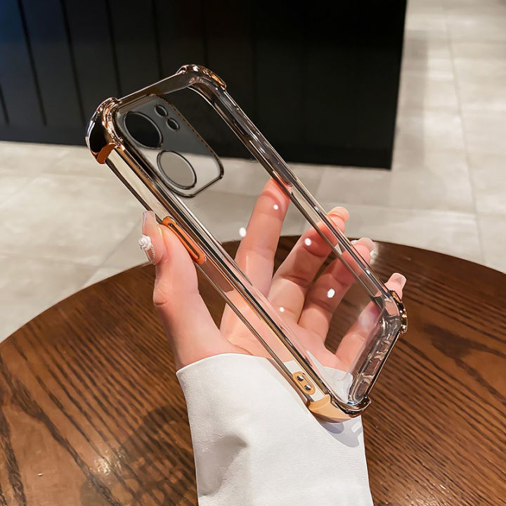 Tokifu%20For%20OPPO%20A5x%20Transparent%20Full-Coverage%20Electroplated%20Shockproof%20Soft%20Silicone%20Premium%20Airbag%20Phone%20Case%20-%20Image%207