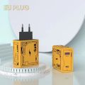 Real 51W PD GaN Fast Charging Adapter QC3.0 USB with 65 Watt 4in1 PD Cable Combo.