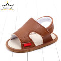 【Good-Love Store】(NEW)Summer Baby Boy Sandals Solid Color Soft PU Leather Anti-slip Soled Infant Toddler Baby Sandals Breathable Cotton Baby Shoes. 