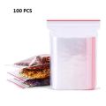 zipper lock bag / Resealable Zip Lock Poly Bag- 2 x 3 inch Pack of 100 Piece for Plastic Storage Packet.