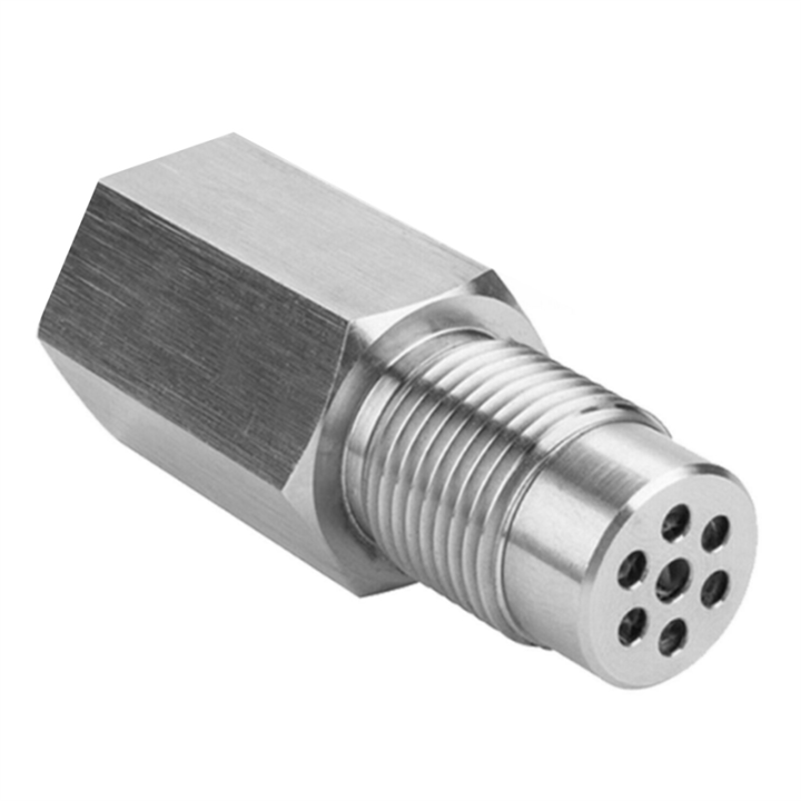 M18x1.5 Oxygen Sensor Extension Connector, Stainless Steel O2 Adapter ...