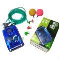 Aquarium Dual Nozzel Air Pump Package Set - Fish Tank Single Nozzle Oxygen Air Pump With Air Stone 2pcs and Air Line Pipe 10 Feet. 