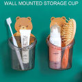 Wall-mounted Toothbrush Holder Set-Includes Toothpaste Box- Brushing Cup and Toothpaste Box - For Organize Your Bathroom - Bix Super Shop.