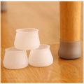 Household table and chair foot covers silicone table and chair foot covers silent chair foot protective cover table and chair foot anti-slip mat -4pcs. 