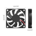 60 X 60 X 12mm Low Noise CPU Heat Sink Cooler 2 Pins 12V DC Cooling Fan Computer PC Case CPU Cooler Case Fan 4900-6050 RPM.