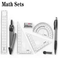 For Engineering Drawing With Storage Box Eraser Stationery Ruler Protractor Geometry Kit Set Compass Ruler Kit Math Learning Tools Math Sets. 