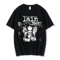 Anime Serial Experiments Lain T-Shirt Men Women Graphic T Shirts Unisex Iwakura Manga Girl Sci Fi Short Sleeve Tee Unisex Tops.
