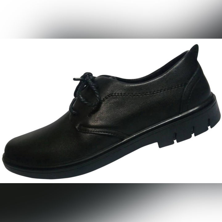 Black Genuine Leather Casual Shoe for Men