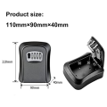 Key Cabinet Organizer Metal Key Lock Box Wall Mounted Waterproof Key Storage Lock Box with Mounting Kit.