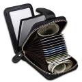 Luxury Striped Men's Leather Wallet 10 Slots Male Purse With Photo Holder Credit Card Holder For Men.