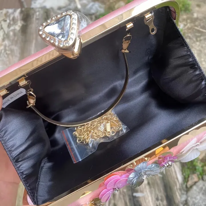 3D%20Beaded%20Flower%20Evening%20Bag,%20Elegant%20Box%20Clutch%20Purse,%20Women's%20Wedding%20Handbags%20For%20Party%20Prom%20-%20Image%205