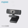 C200 Webcam 720P HD With USB2.0 With Microphone Rotatable Cameras For Live Broadcast Video Calling Conference.