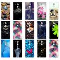for Huawei Mate 8 Case Cover Huawei Mate8 Case Cartoon Soft back cover Mate 8 Coque Funda Skin shockproof Cat flower.