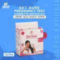 Get Sure Pregnancy Test Cassette Device Kit - Urine HCG Check Strip (12 Pcs). 