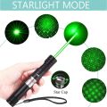 【2023】 Green laser Pointers- USB Built-in batteries Red dot Continuous Line High Powerful Laser torch For Outdoor Camping Hiking. 