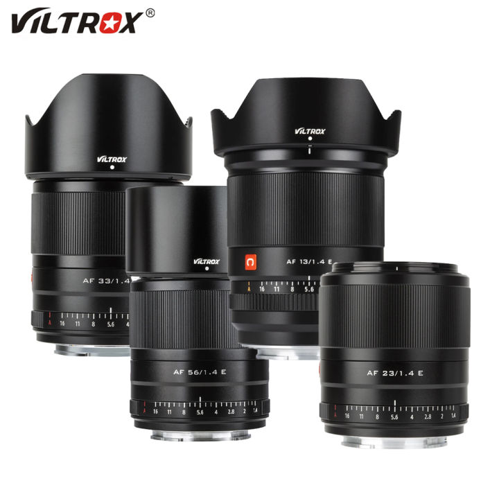 Viltrox 13mm 23mm 33mm 56mm F1.4 for Sony E Auto Focus Ultra Wide Angle Lens APS-C Lens Sony E-mount A6400 A7III A7R Camera Lens