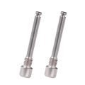 M4 Titanium Bolts for Bicycle Disc Brake Pad Threaded Pin Inserts Screw for XT R XT Hydraulic Disk Caliper-Titanium. 