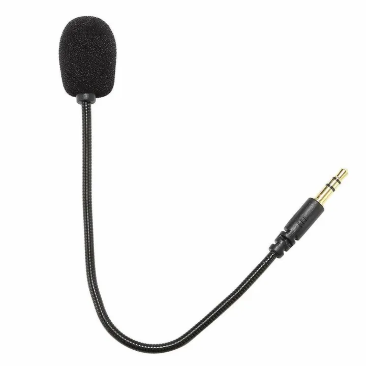 Wired%20Stereo%20Studio%20Gaming%20Headset%20Microphone%20adjustable%20360%20degrees%20bendable%20gaming%20Mic%203.5mm%20combined%20mic%20headphone%20jack%20Black%20-%20Image%202