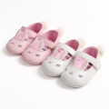 Cute Baby Girl Shoes with Bunny Design – Soft Sole Non-Slip Prewalker Shoes with Socks – e-Baksho Kids. 
