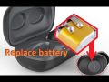 3.7V 50mAh Cylindrical Rechargeable Mini Lipo Battery for Bluetooth Earphone or Headphone Battery 2(pcs). 