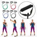 120cm Elastic Resistance Bands Yoga Pull Rope Fitness Workout Sports Bands. 