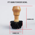 Protable Coffee Tamper Cleaning Brush Espresso Grinder Machine Horse Hair Wood Dusting Cleaners 51/54/58mm Barista Kitchen Tools. 