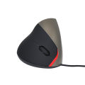 Optical Vertical Mouse Ergonomic Wired Mouse USB Mice 5 Button for PC Laptop(Grey). 