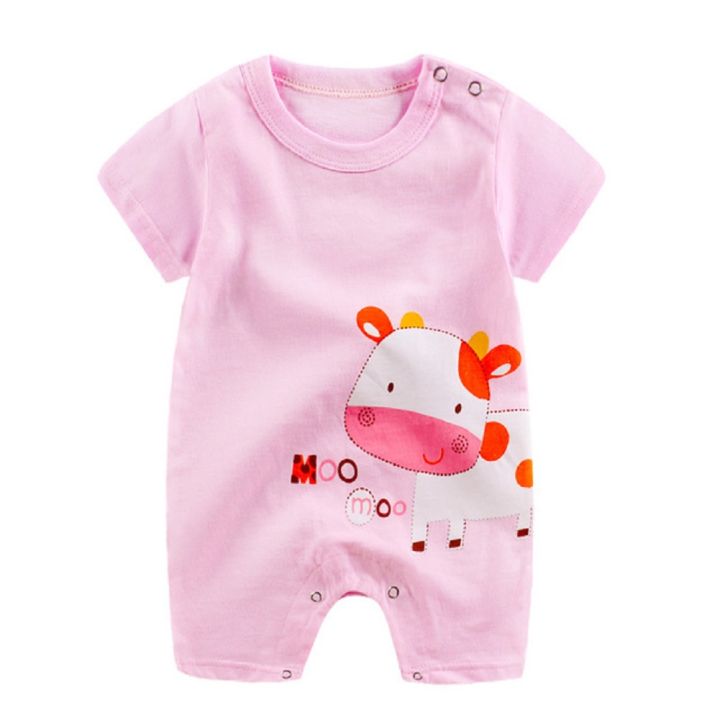 (NEW)Newborn%20Infant%20Baby%20Boy%20irl%20Cartoon%20Printing%20Short%20Sleeve%20Romper%20Bodysuit%20-%20Image%205