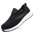 【selevn roind】 Anti-stab Safety Shoes Men Steel Toe Shoes Puncture Proof Breathable Work Safety Boots Man Construction Work Shoes Male Sneakers. 