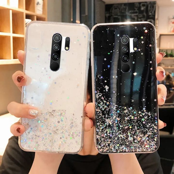 Glitter Phone Case For xiaomi redmi Case Bling Glitter Soft Back