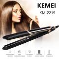 Kemei KM-2219 Ceramic Electric Hair Straightening Iron Infrared Hair Straightner. 