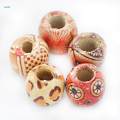 8x 100 Pieces 12mm Mixed Round Wooden Beads for Jewelry Making Loose Spacer Charms. 