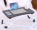 Folding and Portable Laptop Table/Study Table/Bed Table with Holding Drawer, Cup Holder and a Tab Holder. 