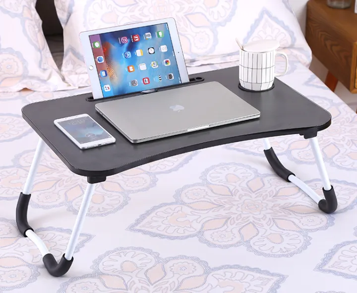 Folding%20and%20Portable%20Laptop%20Table/Study%20Table/Bed%20Table%20with%20Holding%20Drawer,%20Cup%20Holder%20and%20a%20Tab%20Holder%20-%20Image%204