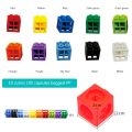 100pcs Math Toys Linking Cubes Numberblocks Interlocking Multilink Counting Blocks Kids Learning Educational Children Toy Gift. 
