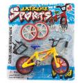 Mini-finger Bike Fans Toy Alloy Finger Functional Kids Bicycle Finger Bike Gift. 