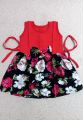 Rose Print Dress for 0 to 7 - Years. 