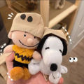 Anime Kawaii Girl Snoopy Charlie Brown Masked Keychain Backpack Phone Pendant Plush Soft Comfortable Very Exquisite For Girls. 