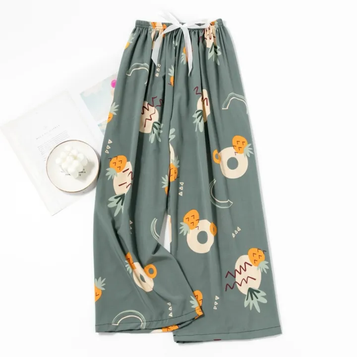 Women's%20Printing%20Sleep%20Bottoms%20Casual%20Loose%20Pajama%20Pants%202023%20Loungewear%20Trousers%20Drawstring%20High%20Waist%20Sleeping%20Pyjamas%2040-83kg%20-%20Image%204