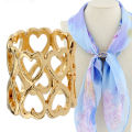 Love Brooch Clothes Corner Buckle Multifunctional Waist Knot Clothes Scarf Buckle Safety Pin. 