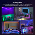 LED Strip,RGB LED Light Strips,Sync to Music,Smart App Light Strips,Bluetooth control LED Lights for Bedroom Home Party-2835 5m---. 