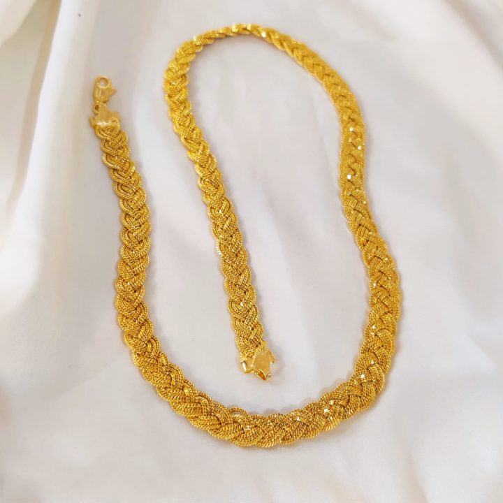 Necklace Design Price Of Tola Gold Chain Stylish Gold Plated Beni
