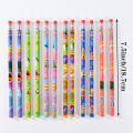 12pcs/lot HB Wooden Pencil Lapices With Eraser For Student Children Drawing Writing Lapiz For School Stationery Writing Supplies.
