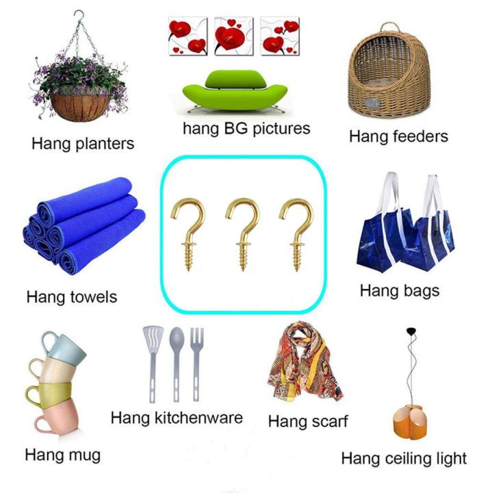 Wall%20hanging%20hook%2012%20PCS%20Screw-in%20%5B1.5%20Inch%5D%20celling%20hook%20&%2012%20Pcs%20Royel%20Plug%20-%20Image%205