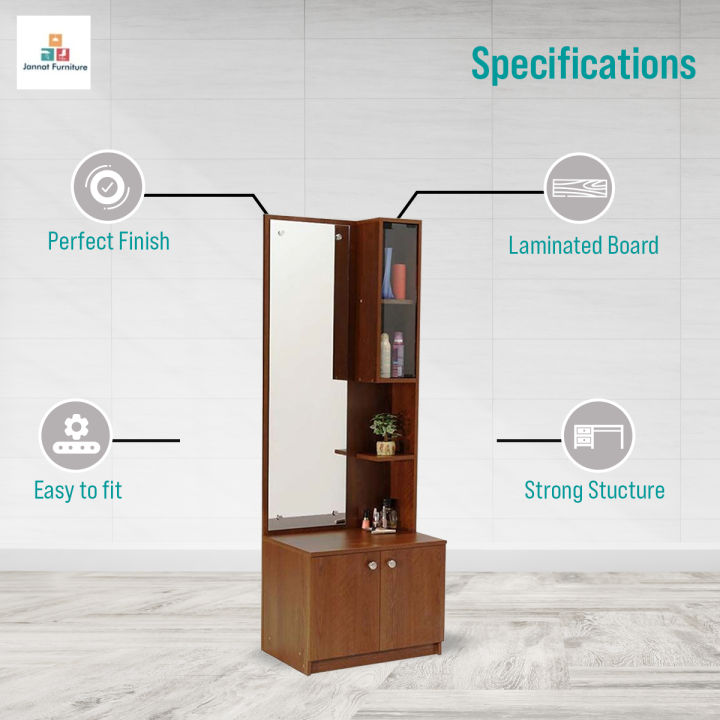 Lamanated%20Wood%20Dressing%20table%20-%20Brown%20For%20Home%20and%20Office%20Use%20.Size-L-24+W-13+H-67inch%20.%20-%20Image%202